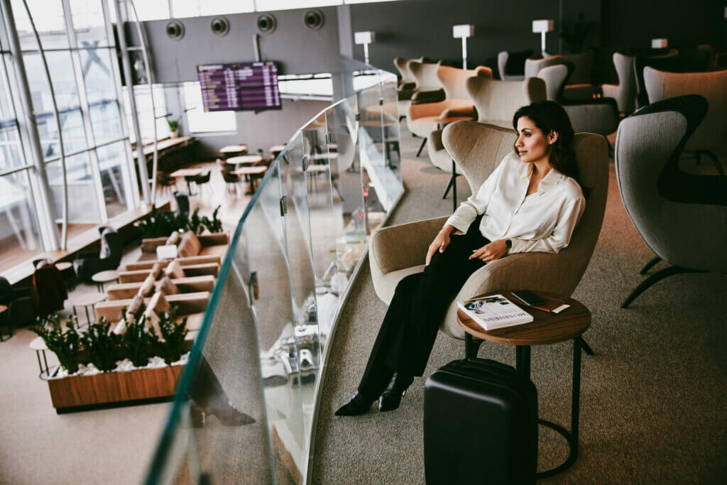 Airport lounges saved in traveller profiles